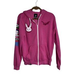 J!NX Hoodie Overwatch D.VA Ultimate Mens Sz Small Pink